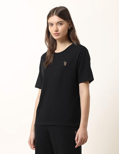 Image of U.S. Polo Assn. Women's Solid Loose Fit T-Shirt