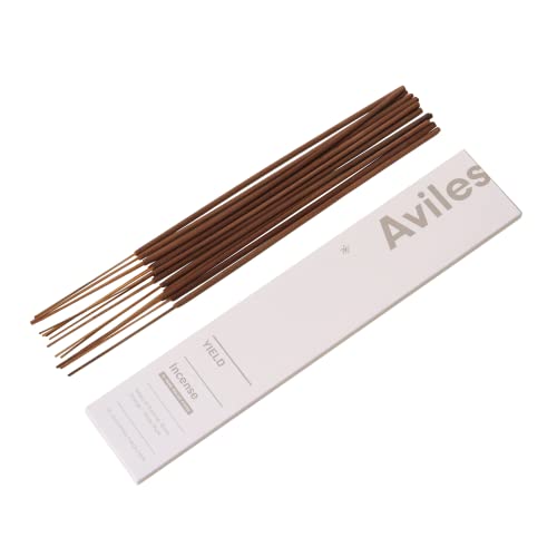 Yield Aviles Incense Sticks - Jasmine, Blood Orange & White Musk - Handmade, Calming Incense Stick Pack - Non Toxic Incense Made With Essential Oils - 1 Hour Burn Time - 15 Incense Sticks #TOP24