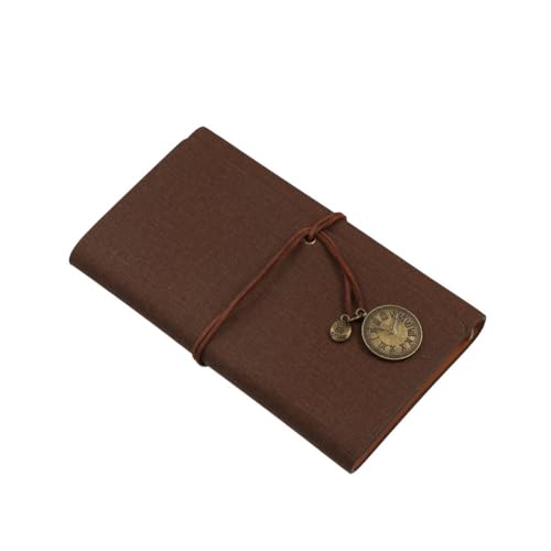 Spiral notebook A6 rétro cuir journal intime et bloc-notes professionnel - 4