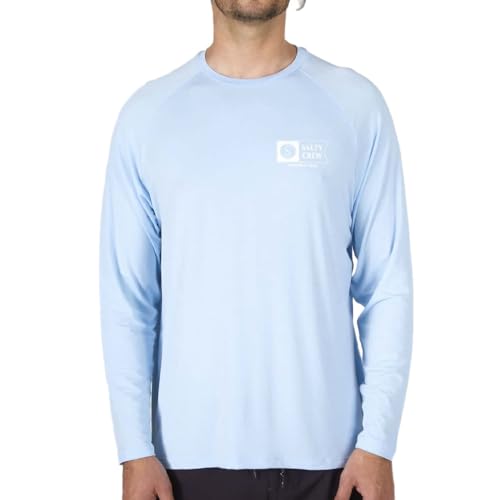 Salty Crew Mariner LS Surf Shirt - Light Blue - L