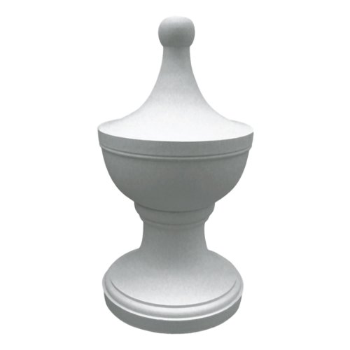Image of Ekena Millwork FIN06X13UR 6 3 /4-Inch OD x 13-Inch x 6 15 /16-Inch BD Urn Finial