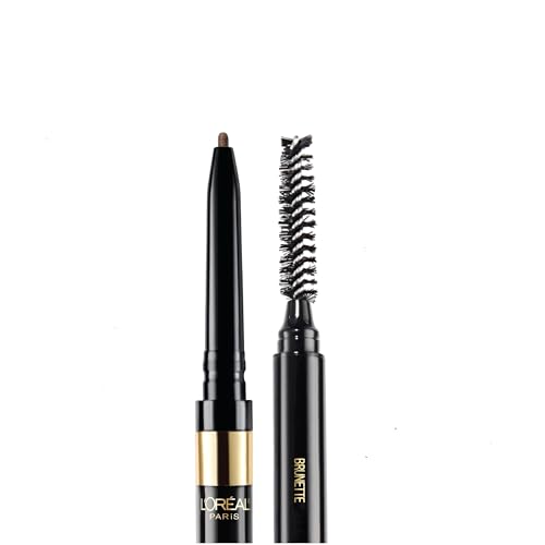 L'Oreal - Cosmetics L'Oreal Paris Makeup Brow Stylist Definer Waterproof Eyebrow Pencil, Ultra-Fine Mechanical Pencil, Draws Tiny Brow Hairs and Fills in Sparse Areas and Gaps, Dark Blonde, 0.003 Ounce (Pack of 2)