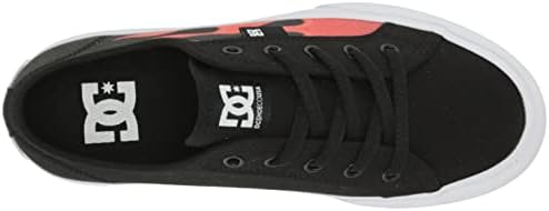 DC Boy's Unisex-Child Manual Youth Skate Shoe, Black/Grey/White, 4 Big Kid | Image 4