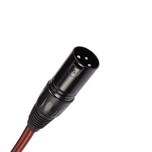 Xmsjsiy Xlr To Banana Speaker Cable,Xlr 3 Pin Male To Dual Banana Plugs 4Mm Audio Cable, Gold-Plated 4Mm Plug To Xlr3 Hifi Speaker Wire For Dj/Pa Amplifier Subwoofer Mixer-2M/6.56 Feet (Xlr Male) #TOP2