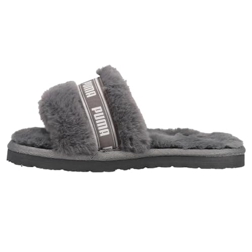 PUMA Kids Girls Fluff Slide Casual Sandals Casual - Grey3