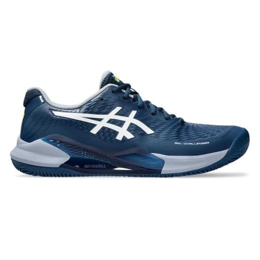 ASICS Homme Gel-Challenger 14 Clay Shoes, Mako Blue White, 41.5 EU