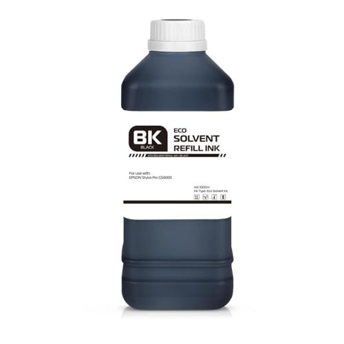 Cartouche GS6000 Eco Solvant haute densité 1000ml pour des noirs profonds