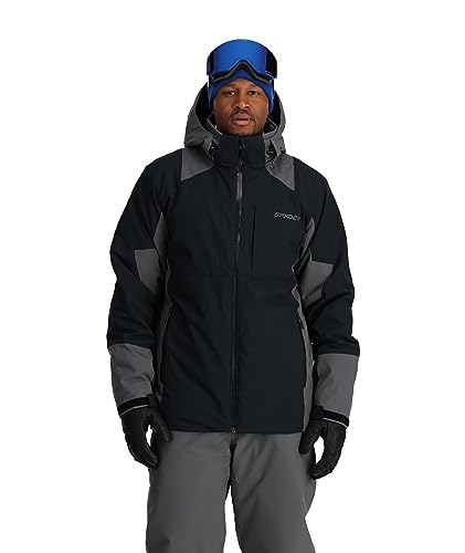 Amazon.com: Spyder Mens Contact Jacket, Black, XL : Clothing