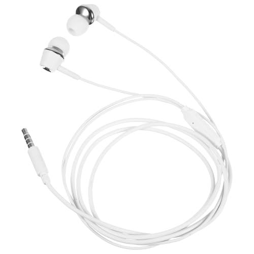 BESPORTBLE Auriculares Intrauditivos con Cable y Micrófono Control de Volumen Sonido de Graves Profundos Diseño Ergonómico Ligero Compatibles para Uso Diario y Deporte