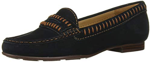 Image of Driver Club USA Womens Womens Genuine Leather Made in Brazil Maple Ave Loafer