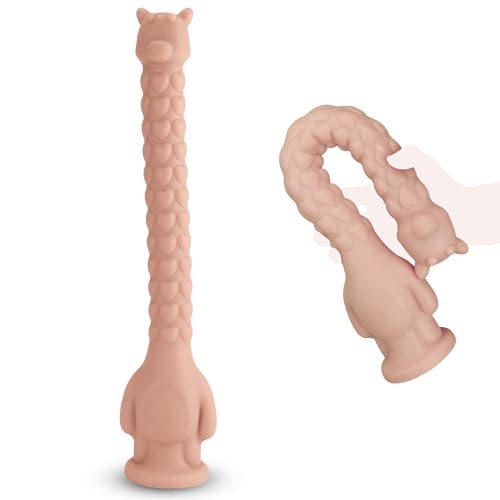 BDSMAGE 32cm Analplug Dildos Anal Dildo, Giraffe Analdilos mit Starkem Saugnapf, Riesen Fantasy Dildo Buttplug Anal Plug Masturbator Analspielzeuge, erotisches Sexspielzeug für Frauen Männer (S)