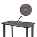 Spetebo Kunststoff Gartentisch 100 x 72 cm - anthrazit - Campingtisch rechteckig im klassischen Design - Balkontisch Terrassentisch Campingtisch Oudoor Garten Tisch für den Außenbereich
