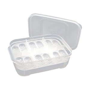 Zuasdvnk Reptilien-Eier-Brutkasten 12 Gitter