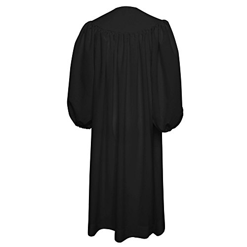 Premium Black Baptismal Robe - 57 (6'0"-6'2")4