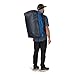 Osprey Transporter 70L Durable Squffel Bag - Water Resistant Square Split Travel Duffel Backpack, Blue Flame/Nocturnal Blue