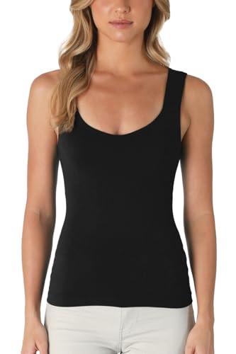 NIKIBIKI Women Seamless Clean Line Sweet Heart Tank Top, Made in U.S.A, One Size