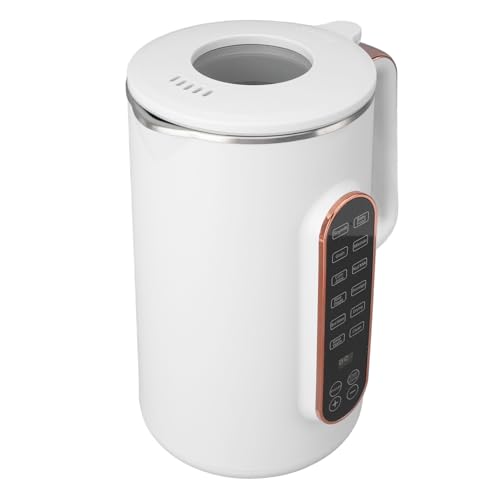 Diydeg Nut Milk Maker, Stainless Steel Almond Milk Machine Smart Touch Control Soy Milk Maker Almond Milk Maker Soymilk Machine for Almond Milk, Soy Milk, Oat Milk, Nut Milk (US