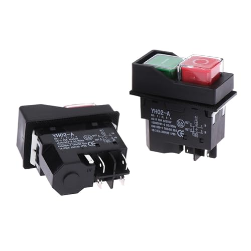 Interruptor de botón electromagnético KJD17 KLD-28 de arranque de protección de 5 pines 2