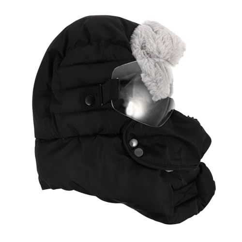 Chapeau d'équitation coupe-vent rouge en coton pour cyclisme et ski
