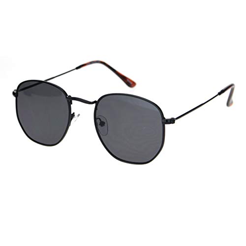 Small Thin Metal Hexagon Shape Sunglasses Classy Vintage Fashion UV 4002