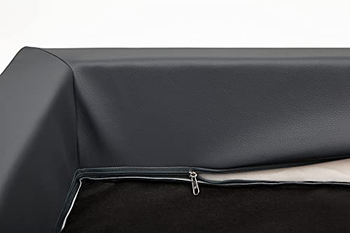 PillowPrim Hundebett Hundeschlafplatz Hundesofa Hundekissen Ruheplatz Hundematratze Hundehütte Hundeplatz Hundekorb Liegekissen 93x62 cm