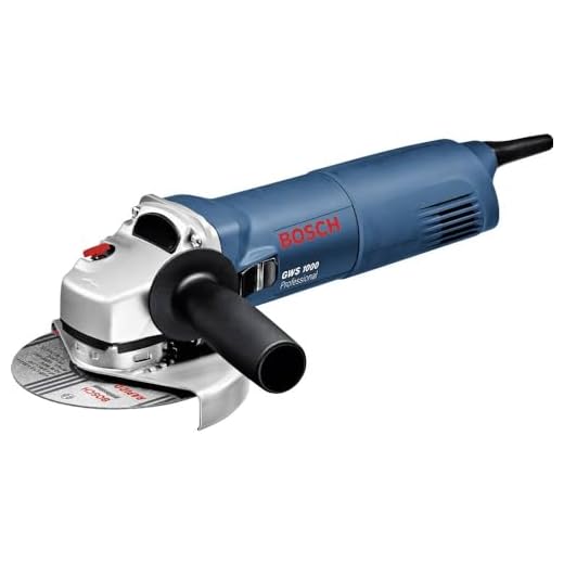 Bosch Professional GWS 1000 - Amoladora angular (1000 W, 11000 rpm, Ø Disco 125 mm, Protección contra rearranque, en caja)