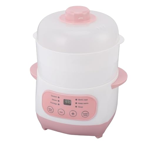 Zerodis Olla de Cocción Lenta Olla Interior de Cocción Automática Eléctrica Inteligente de 200 W Mini para Sopa Protección contra Quemaduras en Seco Aparato de Cocina Ideal para el Hogar Mini de