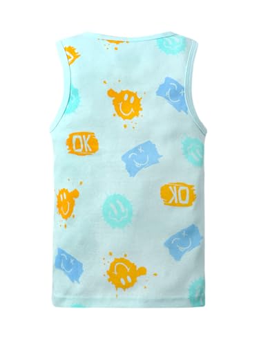 Image of benetia Toddler Baby Boys Cotton Sleeveless Tank Top Cartoon Dinosau Undershirts Kids 18 Months- 8Years 3-Pack