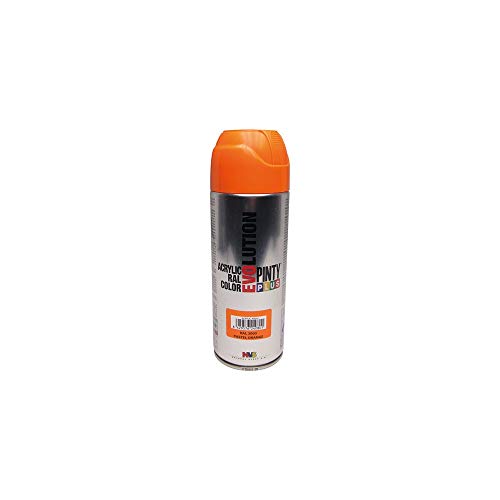 PINTYPLUS EVOLUTION Pintura Spray Acrílica Brillo 520cc Paster Orange Ral 2003, Naranja, Estándar