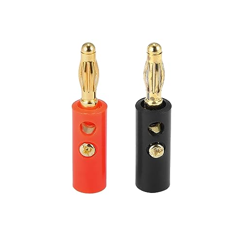 X AUTOHAUX 10 piezas Conectores Banana 4mm miniatura 1