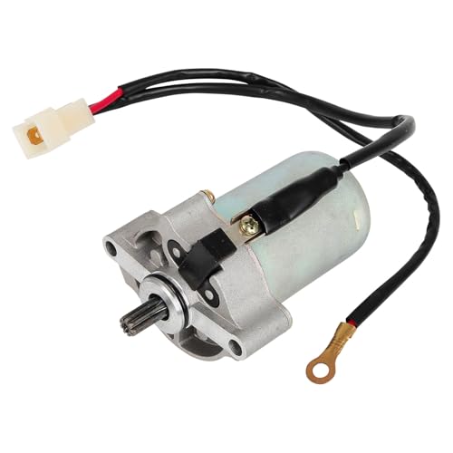 Image of SCITOO Starter Motor 19621N for Polaris for ATV for Outlaw 110 2016-2021 for Polaris for ATV for Sportsman 110 2016-2021 Volts: 12V ; Rotation: CW ; Number of Teeth: 9-Tooth Pinion ;