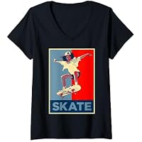 Mujer Patinaje: arte callejero, patinador de arte pop Camiseta