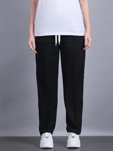 Image of Mack Jonney Solid| Relaxed Fit | Cotton Trackpant for Women-M27