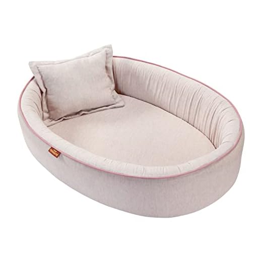 Batistela Baby Ninho redutor de berço linho c/travesseiro rose