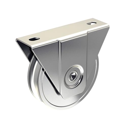 Monture à support extérieur pour portail coulissant - Galet Ø80 mm à gorge ronde Ø16 mm...