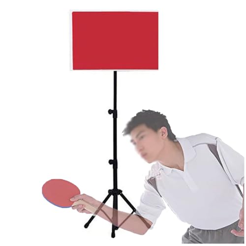 Table Tennis Return Board with Stand,Portable Table Tennis Return Board,Return Board Training Device,Angle Adjustable,Suitable for Home Gyms and Schools