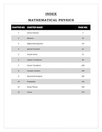 Image of Mathematical Physics Book- Reference Textbook for BSc, MSc & All Competitive Exams | Mathematical Physics with Applications, Problems and Solutions | ... TIFR & PhD Entrance Exam | IFAS Publications