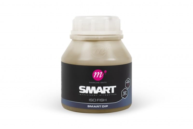 Mainline Baits ISO Fish Smart Dip 175ml | Carp Fishing Boilie Dip | Matches ISO Fish Range of Boilies | Coats and Enhances Hookbaits | Increases Pulling Power | Screw Top Pot | Code M10018