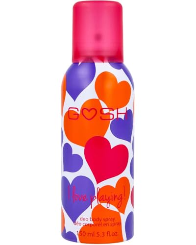 Gosh Desodorante corporal en aerosol I Love Plaing, 150 ml, paquete de 2