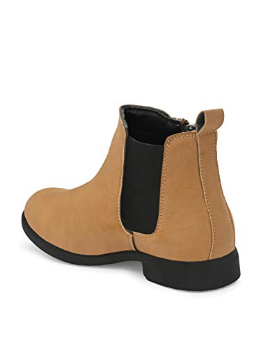 Image of HiREL'S Men's Chelsea Zipper Boots | Soft Cushioned Insole, Slip-Resistance, Dynamic Feet Support, Arch Support & Shock Absorption