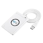 YUKERMARB NFC Reader Writer ACR122U ISO 14443A/B Card Reader Contactless Smart Card, White