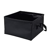 13L 屋外折りたたみボウル 屋外用パックシンク 折りたたみ式バケット 屋外用パックシンク 多機能バケット 折りたたみ式の四角いバケツ 折りたたみ式四角バケツ 水の入れ物 スペースを節約 ポータブル 屋外 持ち運びが容易 キャンプ/旅行/釣り