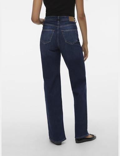 VERO MODA Female Weit geschnitten VMTESSA Hohe Taille Weiter Beinschnitt Jeans – Ansicht 4