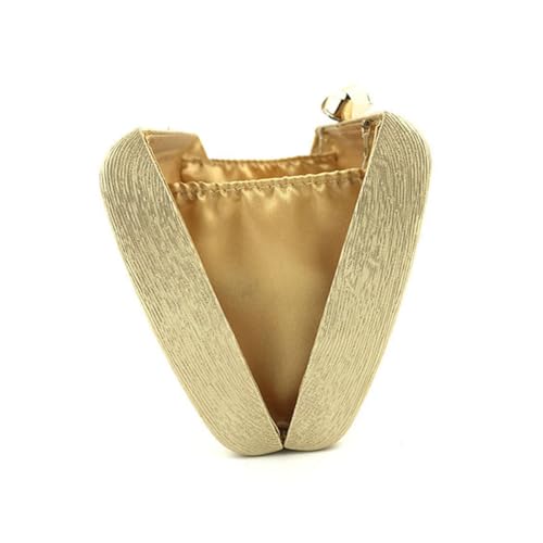 Pochette pour femme dorée idéale pour un mariage ou un gala chic