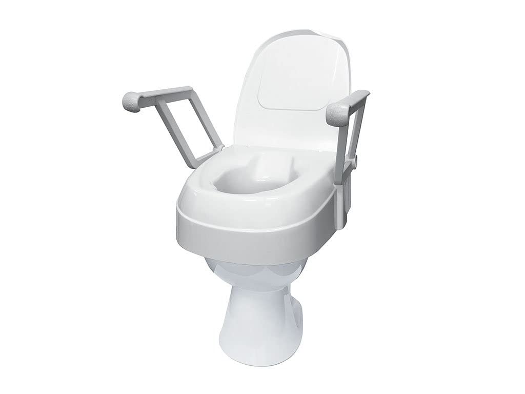 Drive Medical Toilettensitzerhöhung TSE 120 mit Armlehnen, weiß