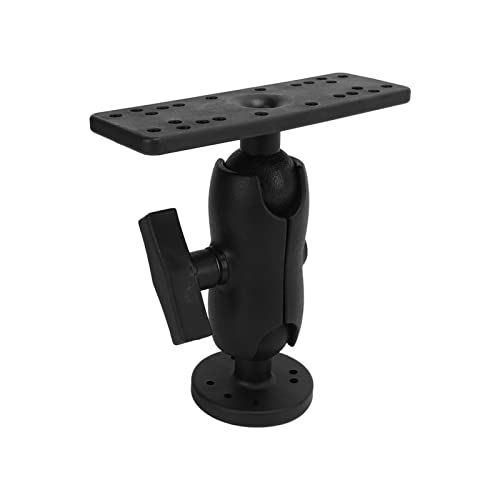 Image of 360 Degree Marine Kayak Kayak Fish Finder Mount Marine Electronic Fish Finder Mount GPS Plate Rotating Supporter Electronic Fish Finder Mount Base