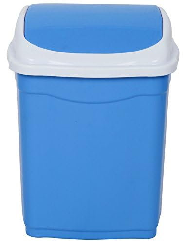 Image of Aristo Small Plastic Swing Dustbin,16 Ltr (BLUE)