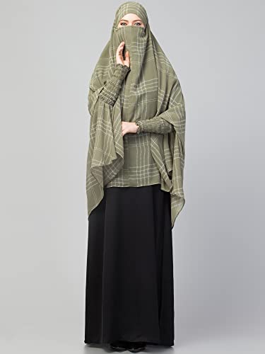 2Pc. Georgette Printed Khimar