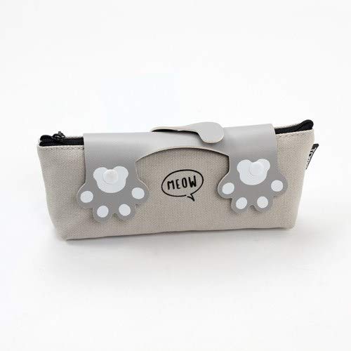 MSYOU - Astuccio portapenne in tela con cerniera e...