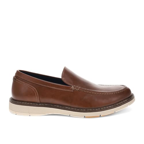 DOCKERS Mens Elmhurst Dress Casual Slip On Loafer Shoe, Cognac, 13 M - image 7